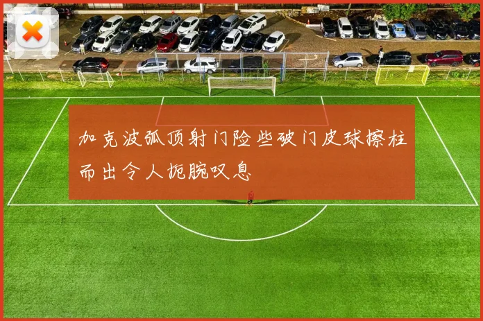 加克波弧顶射门险些破门皮球擦柱而出令人扼腕叹息