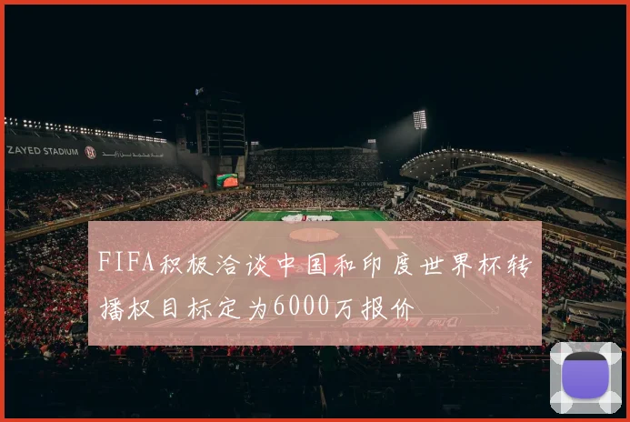 FIFA积极洽谈中国和印度世界杯转播权目标定为6000万报价